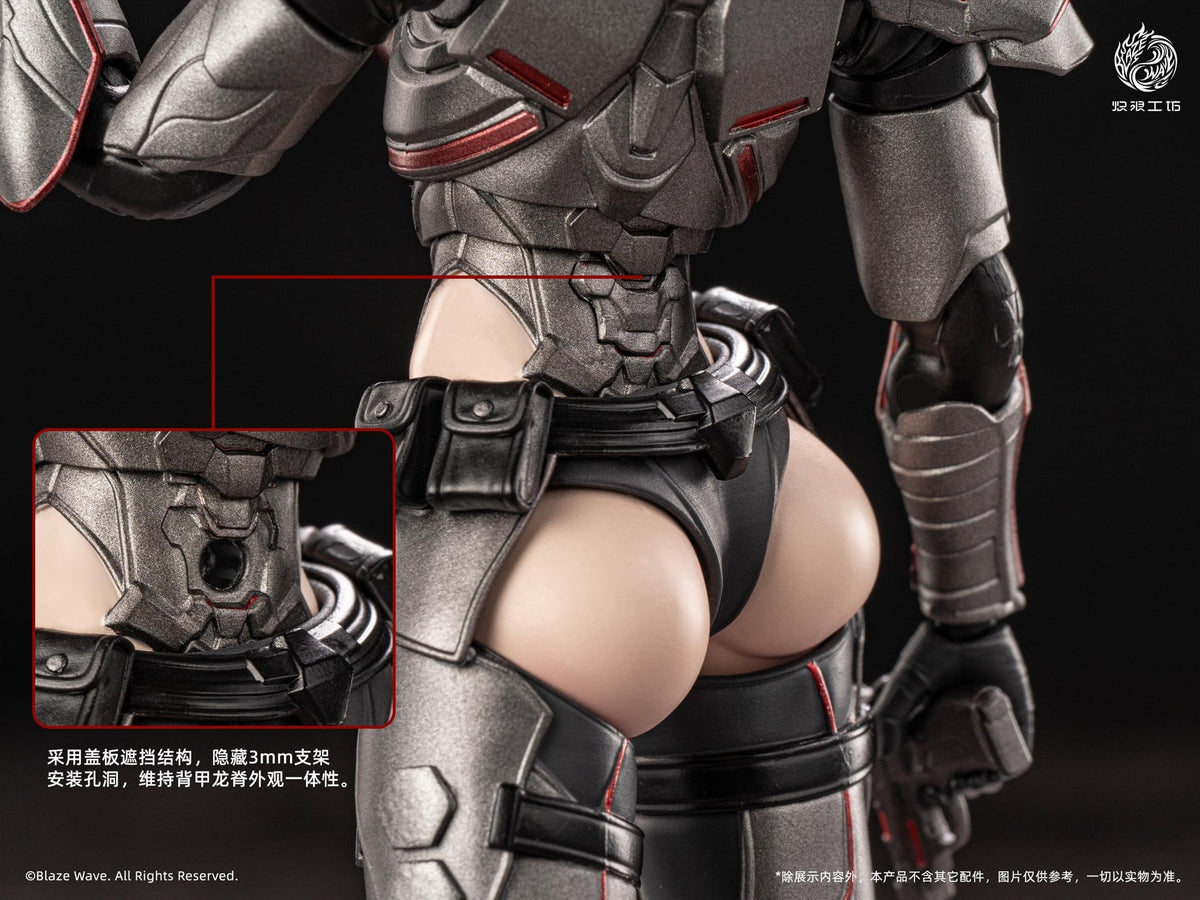 Blazing Wave Studio Valkyrie Brunhilde 1/12 Scale Action Figure 6.5-Inch - View 19