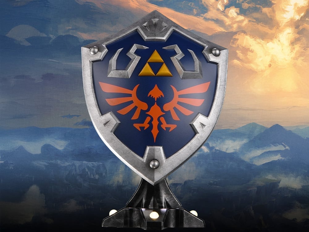 First 4 Figures The Legend of Zelda: Breath of the Wild Hylian Shield Collector's Edition True Form Collectible 11.5-Inch - View 2