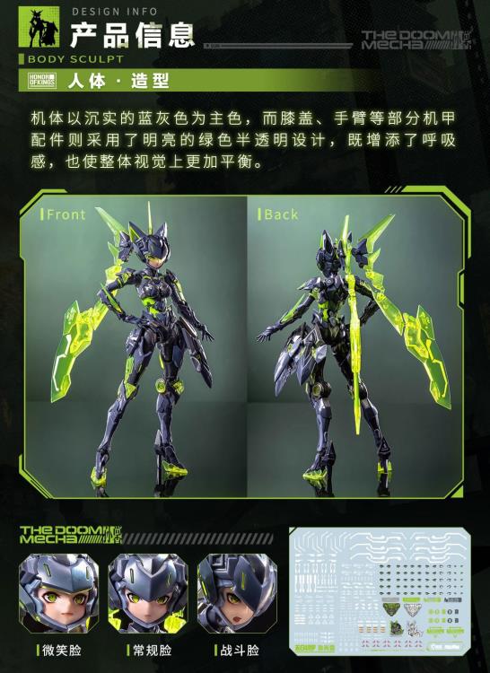 AniMester Honor of Kings Sun Shangxiang (Doomsday Mecha) 1/12 Scale Model Kit - View 16