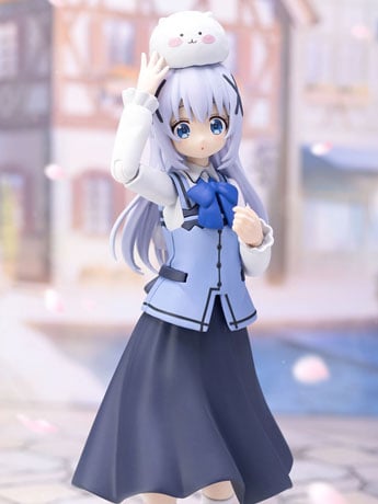 Plum Is the Order a Rabbit? BLOOM Plafia Chino Plastic Model Kit (5-Inch)