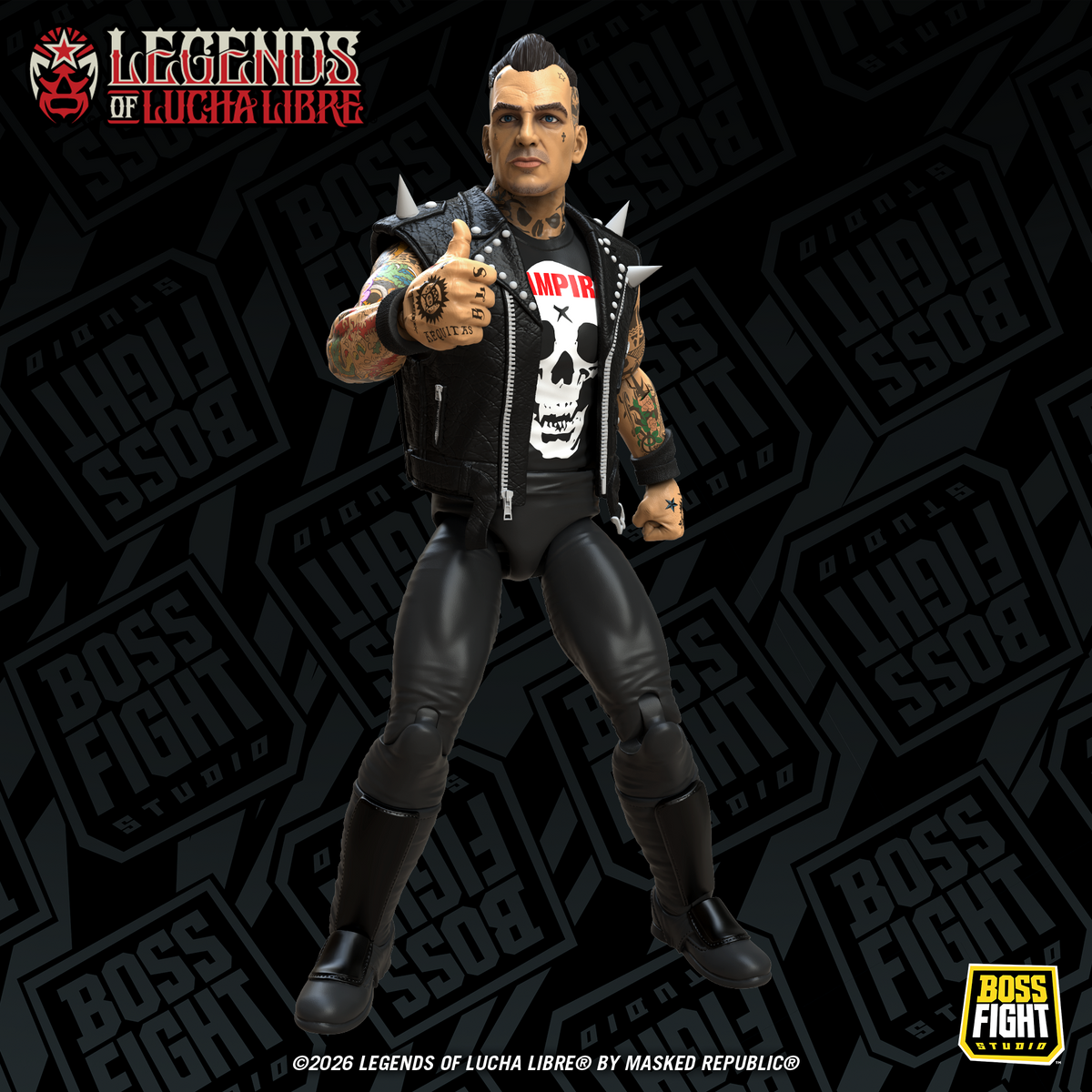 Boss Fight Studio Legends of Lucha Libre Fanaticos Vampiro (Coffin Box Resurrected) Action Figure - View 6