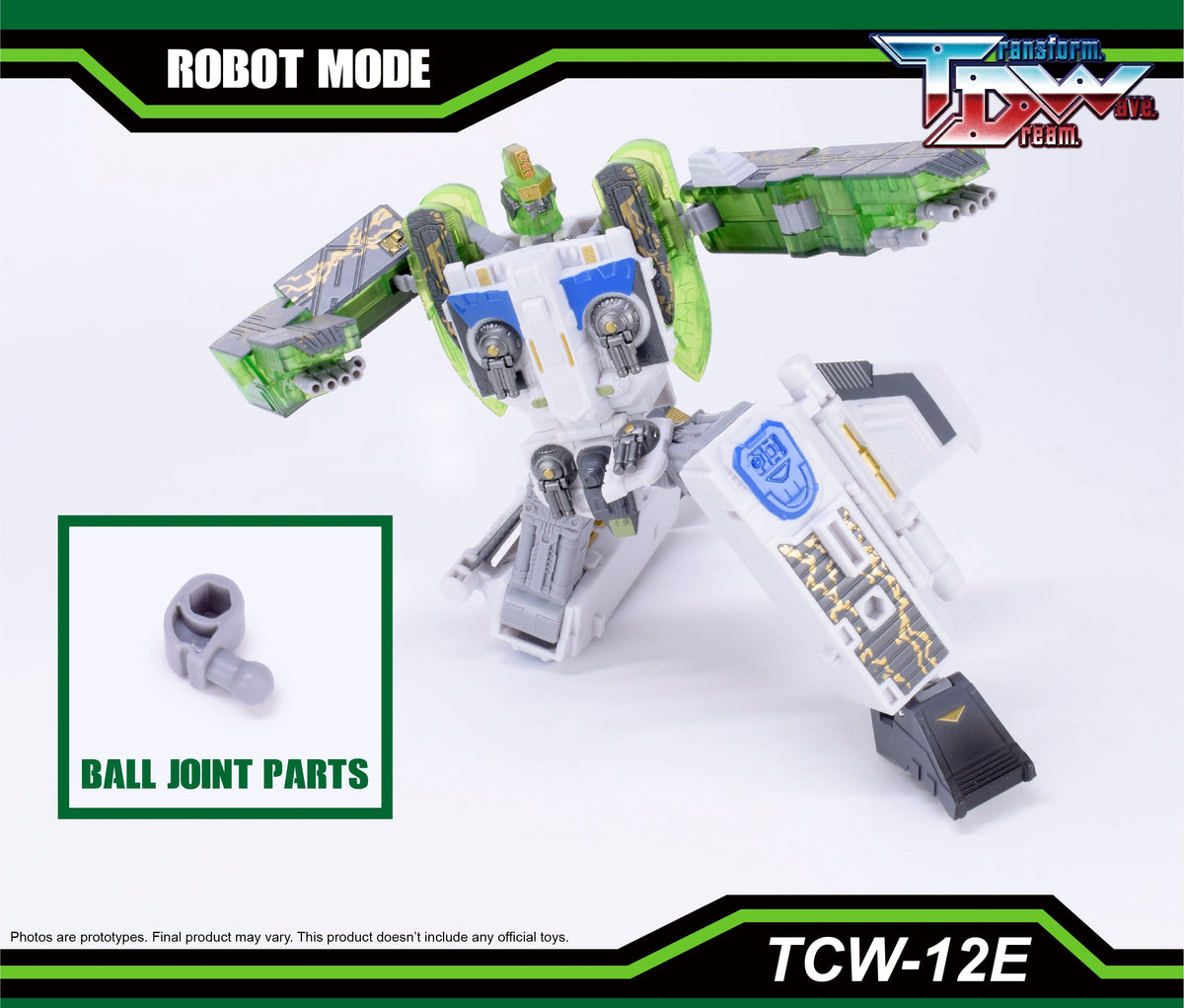 Transform Dream Wave TCW-12E Upgrade Kit in ABS and PVC - View 15