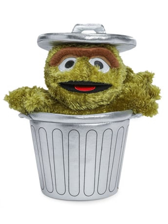 Kidrobot Sesame Street Oscar the Grouch 13-Inch Soft Plush