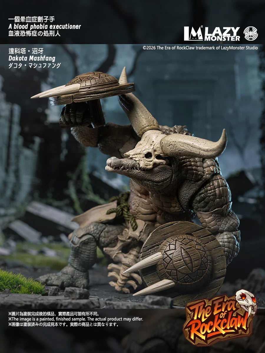 Lazy Monster Studio The Era of Rockclaw C03 Dakota Mashfang 8.66-Inch Action Figure - View 10