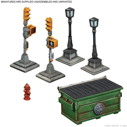 Atomic Mass Games Marvel Crisis Protocol NYC City Block Terrain Collection - View 6