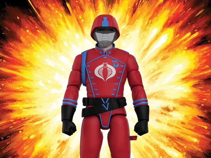 Super7 G.I. Joe Ultimates Cobra Crimson Guard Action Figure - View 2