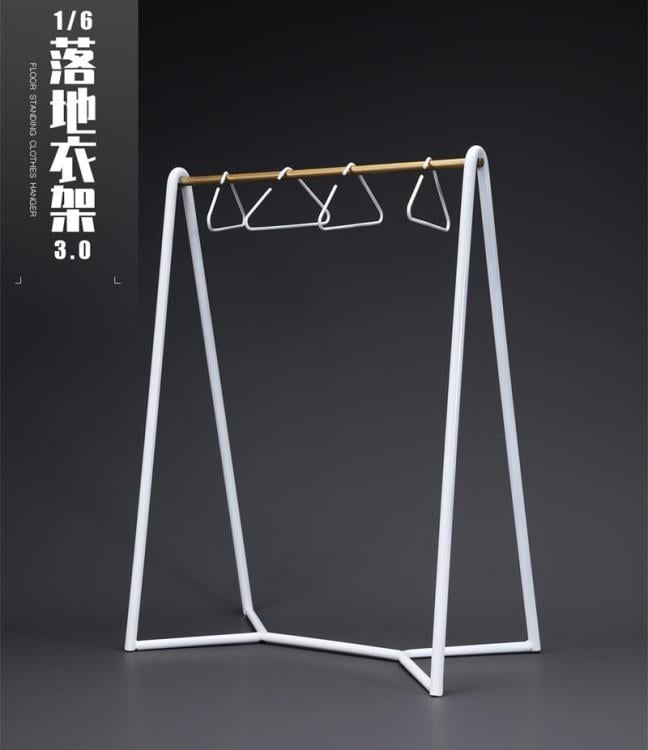 MMMToys Floor Standing Clothes Hanger 3.0 (Ver. A) 1/6 Scale Accessory, 10.6-Inch - View 3