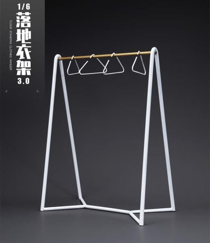MMMToys Floor Standing Clothes Hanger 3.0 (Ver. A) 1/6 Scale Accessory, 10.6-Inch - View 3