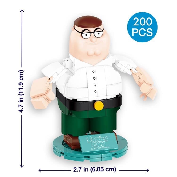 Brickcraft Family Guy Peter Griffin Brick Building Set - View 6