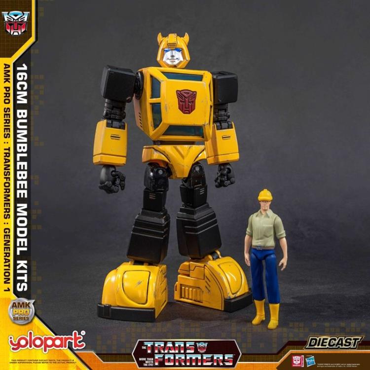 Yolopark Transformers Generation 1 AMK Pro Bumblebee 6.3-Inch ABS Model Kit with Spike - View 22