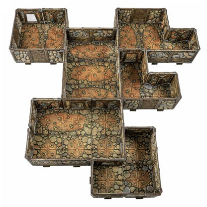 Archon Studios Dungeons & Lasers Abandoned Mines Pre-Painted Plastic Miniatures Set - View 4