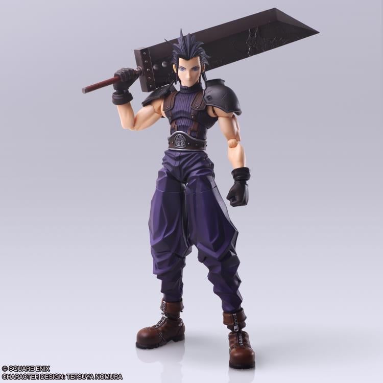 Square Enix Final Fantasy VII Bring Arts Zack Fair Action Figure, 6-Inch - View 3