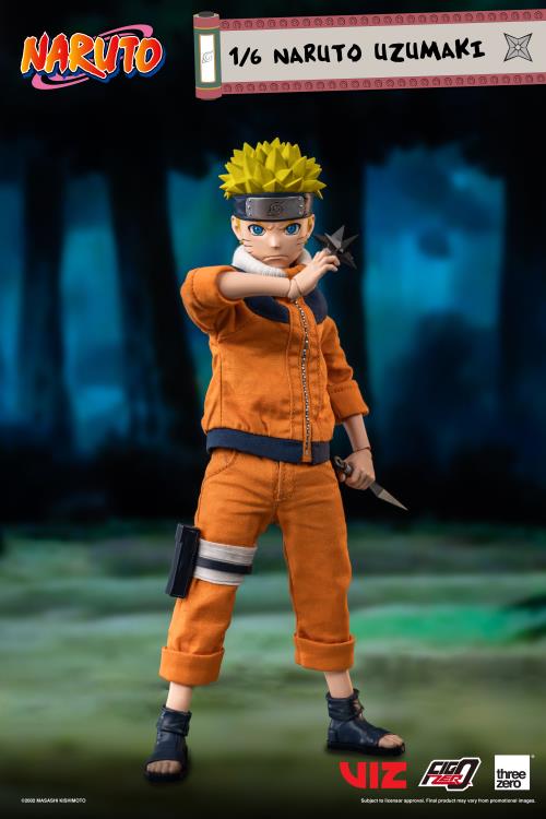 threezero Naruto FigZero Naruto Uzumaki 1/6 Scale Collectible Figure - View 6