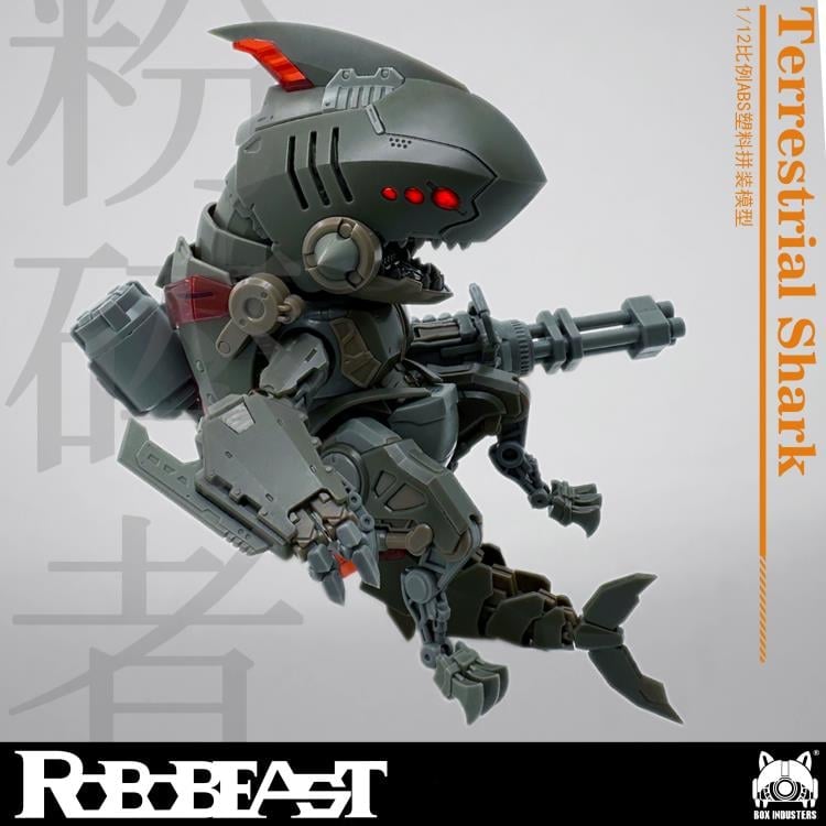Box Industries RoboBeast Terrestrial Shark 1/12 Scale Plastic Model Kit - View 9