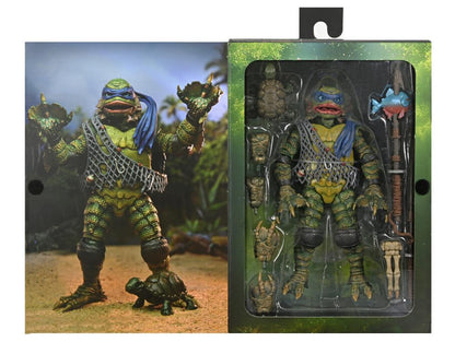 NECA Universal Monsters x Teenage Mutant Ninja Turtles Ultimate Leonardo as The Creature Figure - View 16