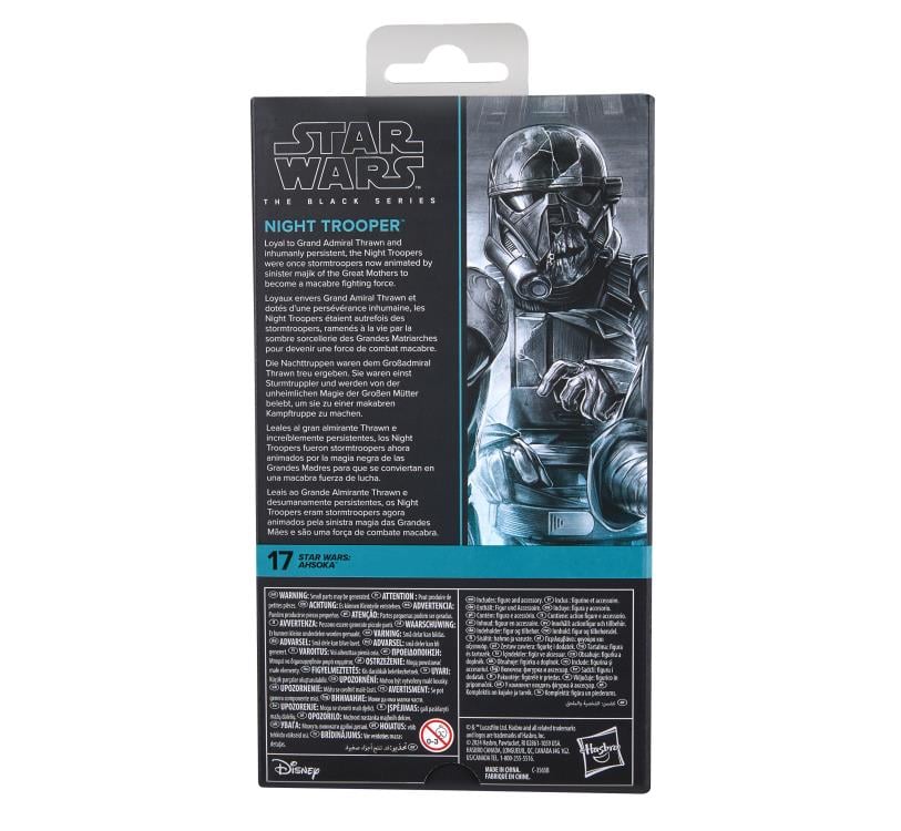 Hasbro Star Wars: The Black Series 6-Inch Night Trooper Ahsoka Plastic Action Figure - View 13