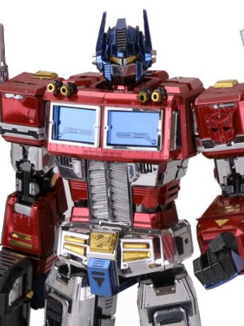 MU Model Transformers G1 Optimus Prime (Full Ver.) 3D Metal Puzzle Model Kit 9.5-Inch