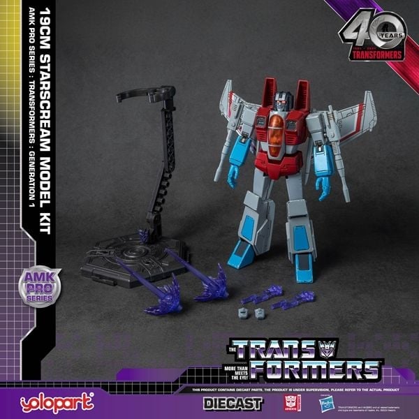 Yolopark Transformers AMK Pro Starscream 7.5-Inch Plastic Model Kit - View 25