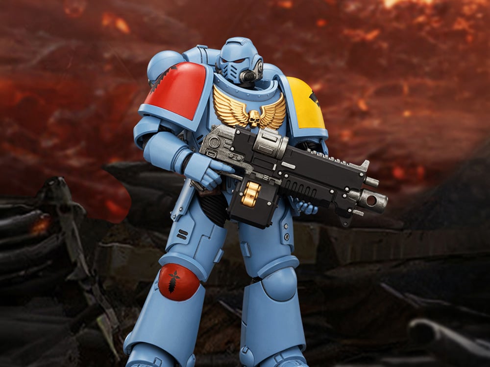 JoyToy Warhammer 40,000 Space Wolves Intercessor 1/18 Scale Plastic Action Figure - View 2