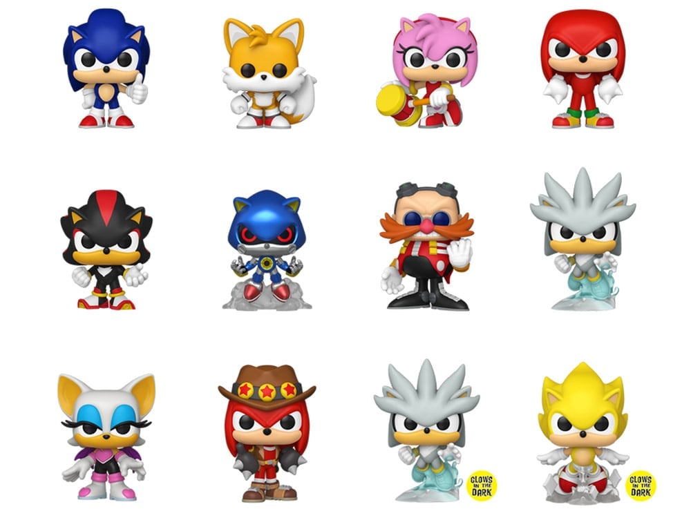 Funko Sonic the Hedgehog Mystery Minis Blind Box of 12 Random Vinyl Figures - View 2
