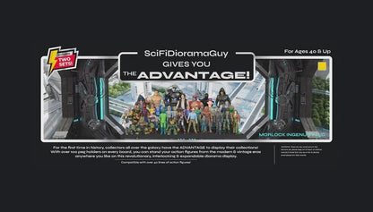 SciFiDioramaGuy The Advantage (Grey) 3.75-Inch Action Figure Diorama Base in Plastic - View 3