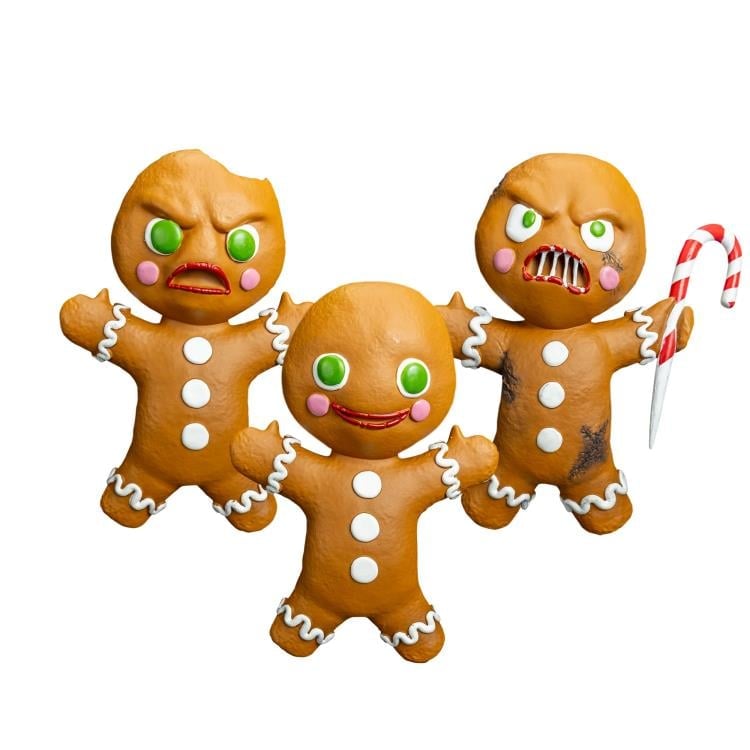 Trick or Treat Studios Krampus Gingerbread Men Prop Three-Pack, 7-Inch Latex - View 3