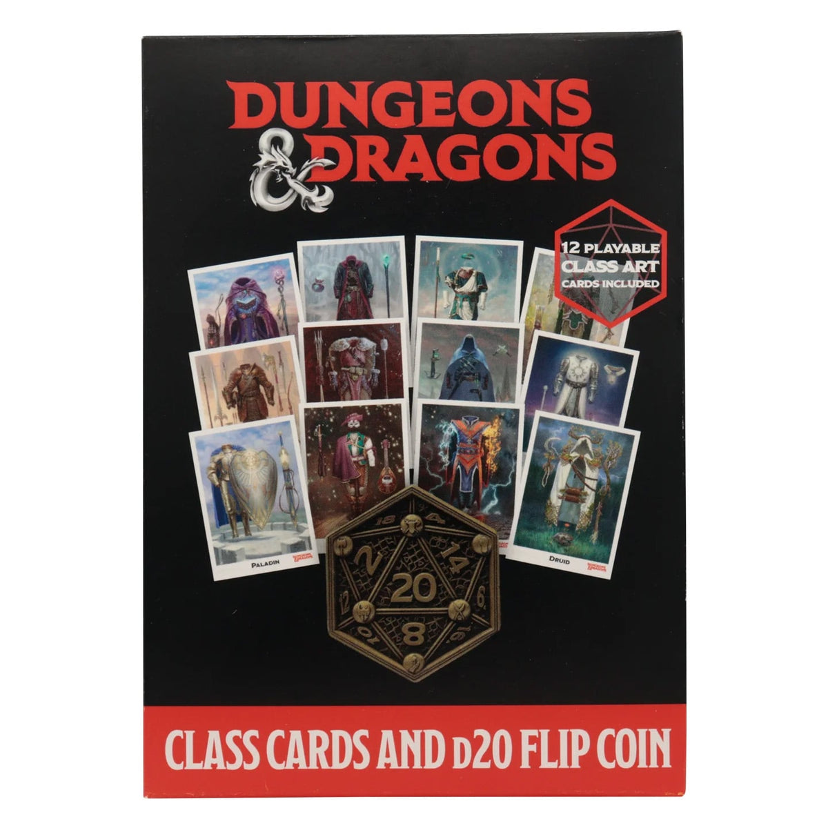 Fanattik Collectibles Dungeons & Dragons Class Cards and D20 Flip Coin Set - View 8