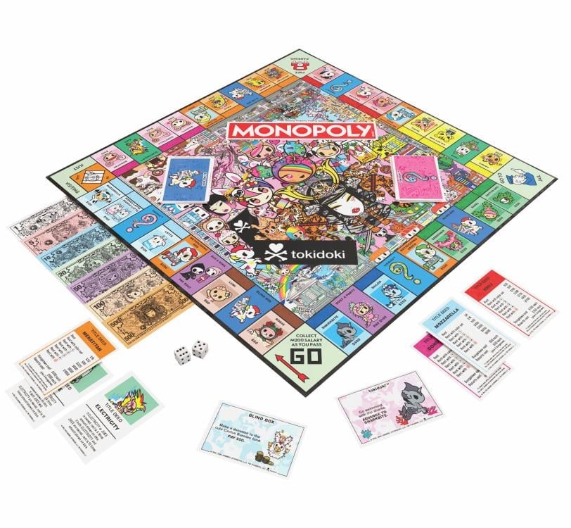USAopoly Monopoly: Tokidoki Edition Property-Trading Board Game - View 3