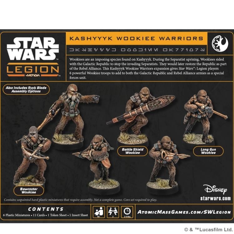 Atomic Mass Games Star Wars: Legion Kashyyyk Wookiee Warriors Expansion Plastic Miniatures - View 4