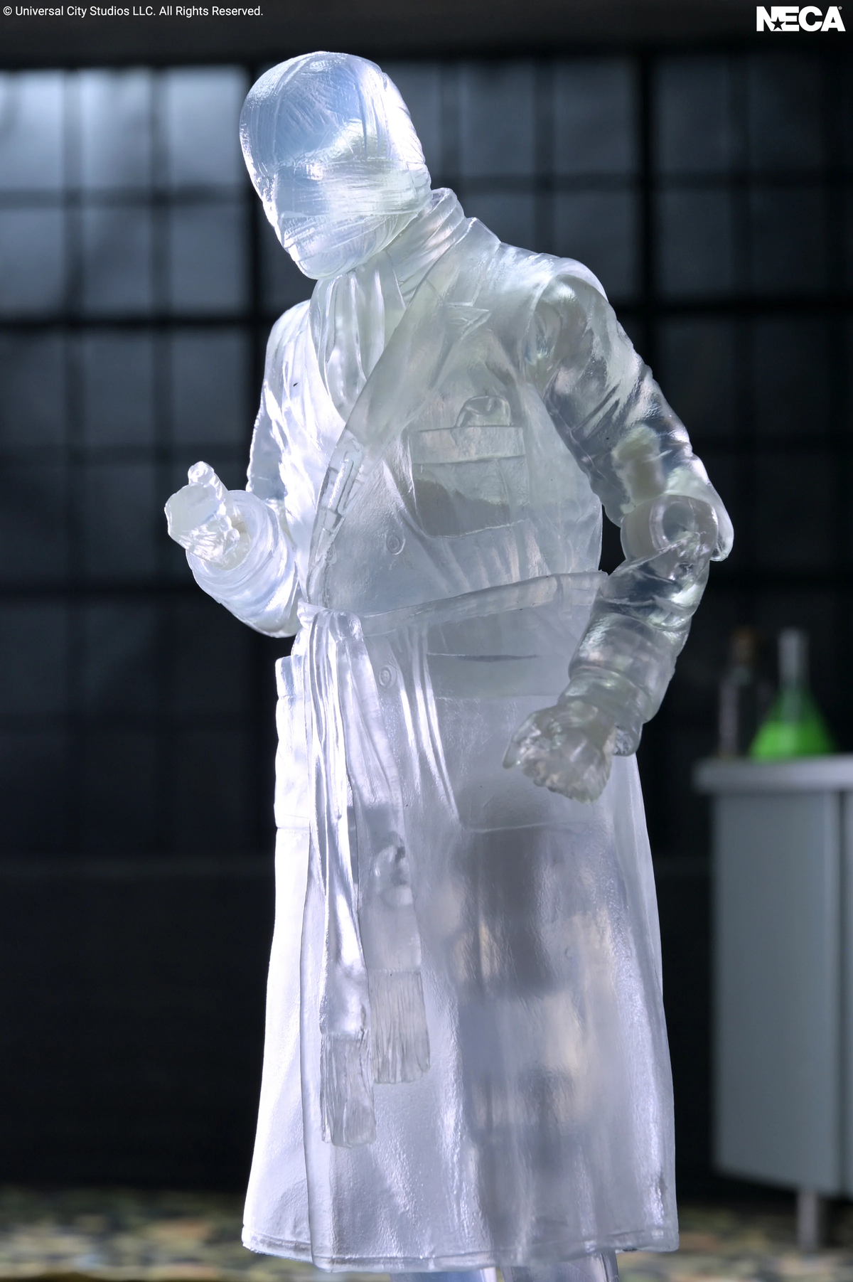 NECA Universal Monsters Ultimate The Invisible Man (Translucent) Action Figure - View 7