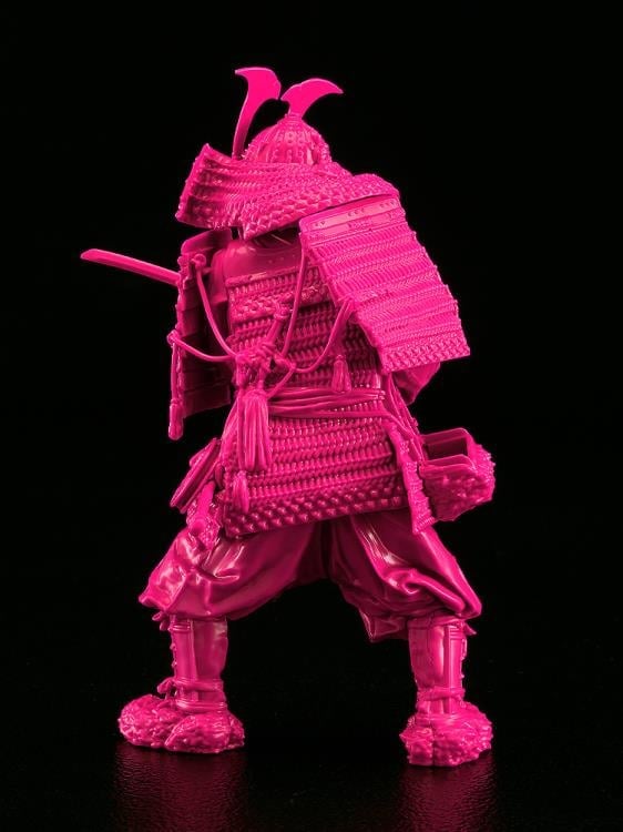 Max Factory PLAMAX Kamakura Period Armored Warrior (Pink Color Edition) 1/12 Scale Model Kit - View 4