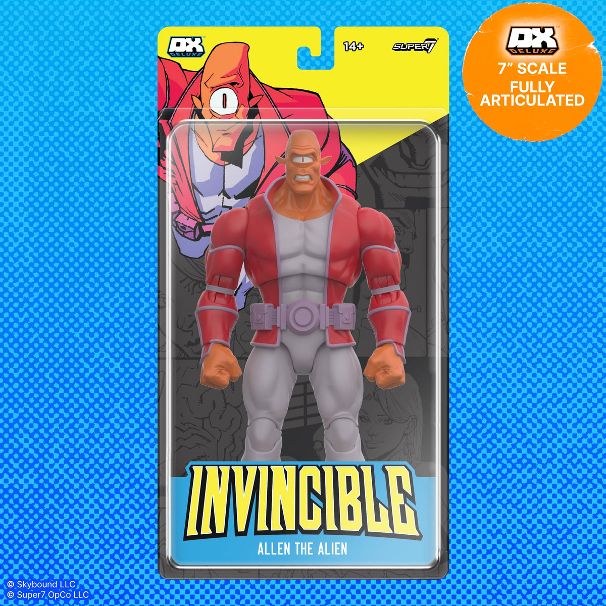 Super7 Invincible Deluxe Allen the Alien 7-Inch Action Figure - View 5