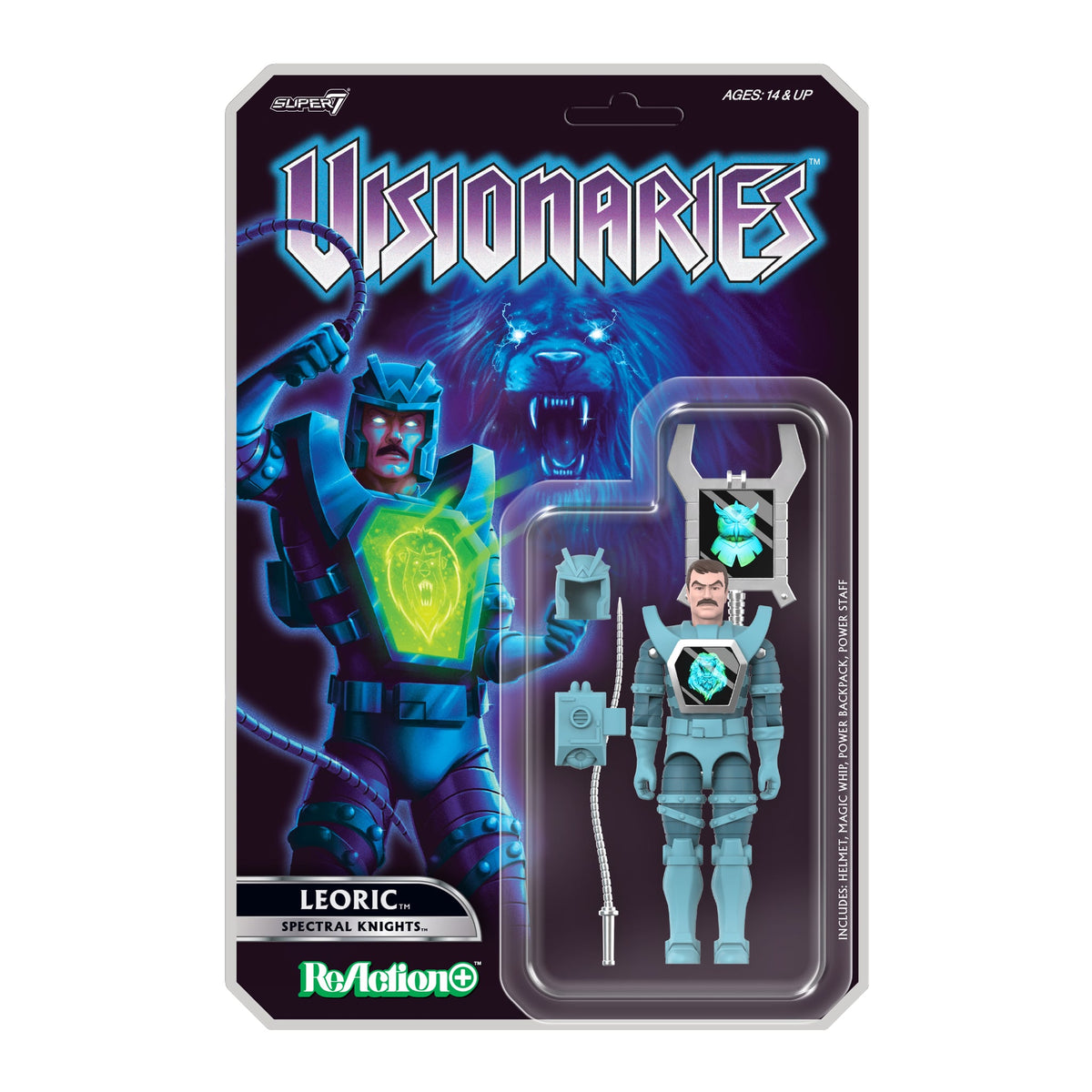 Super7 Visionaries: Knights of the Magical Light ReAction+ Leoric Action Figure - View 5