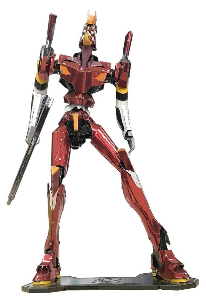Tenyo Neon Genesis Evangelion EVA Unit-02 Metallic Nano Puzzle 2.76-Inch - View 3