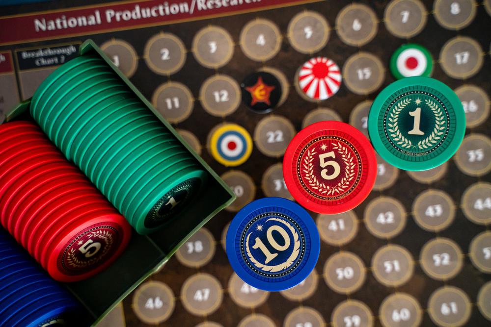 Renegade Game Studios Axis & Allies: IPC Chips Game Accessory Set - View 3