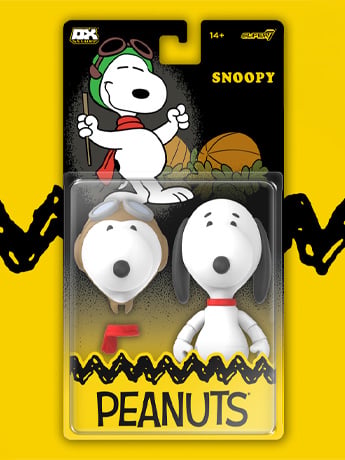 Super7 Peanuts Deluxe Snoopy Flying Ace Action Figure (4.8-Inch)