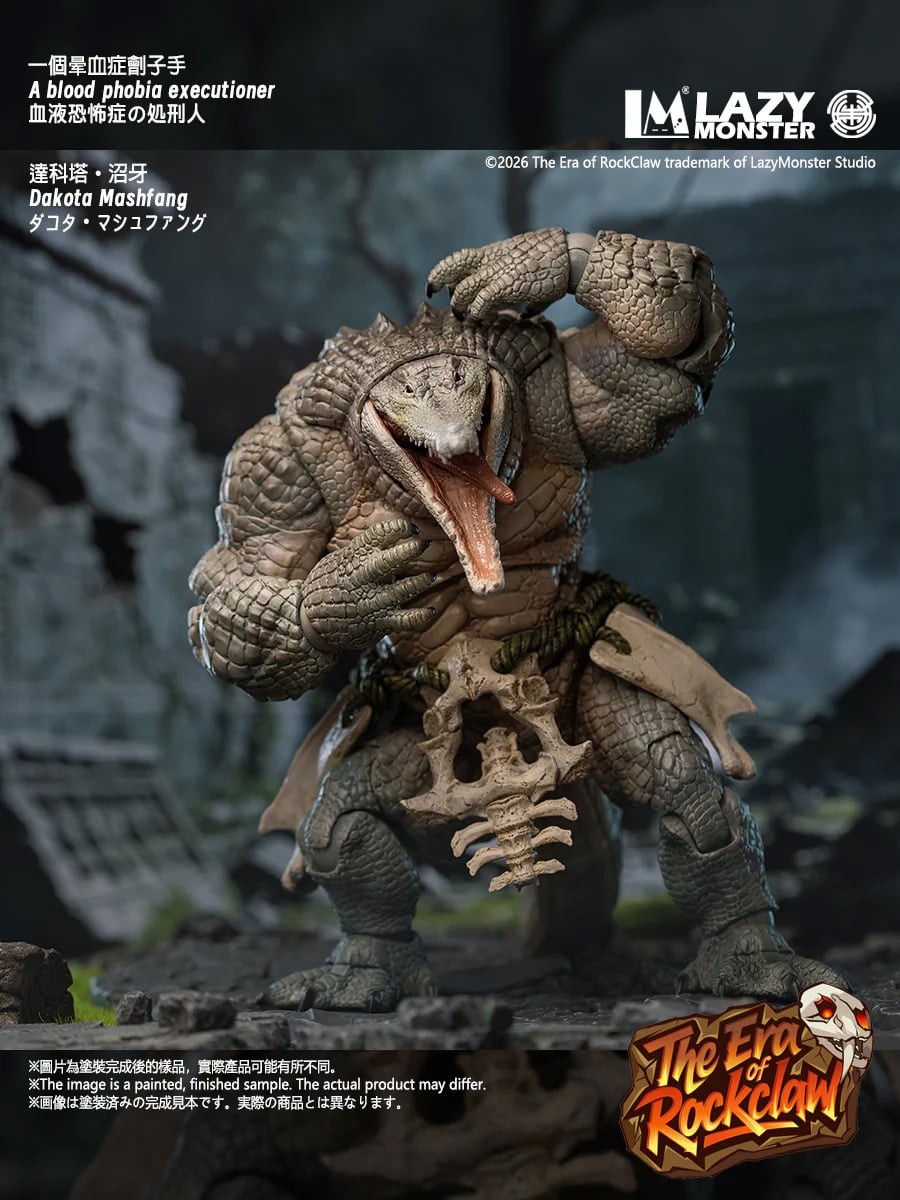 Lazy Monster Studio The Era of Rockclaw C03 Dakota Mashfang 8.66-Inch Action Figure - View 5