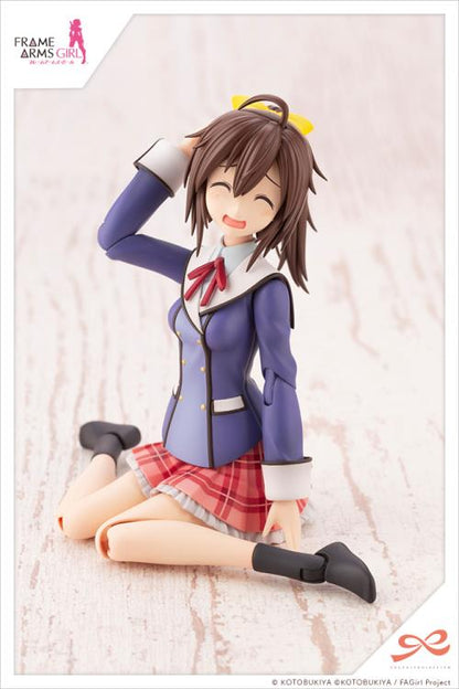 Kotobukiya Frame Arms Girl Sousai Shoujo Teien Ao Gennai Wakaba Girls' High School Winter Clothes 1/10 Scale Model Kit - View 8