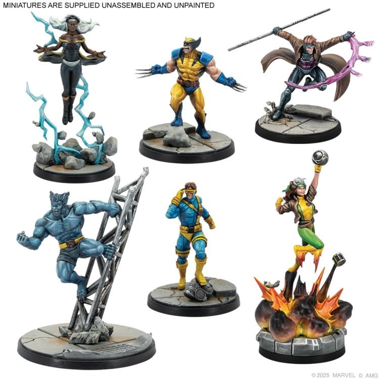 Atomic Mass Games Marvel: Crisis Protocol X-Men Starter Set Miniatures - View 7