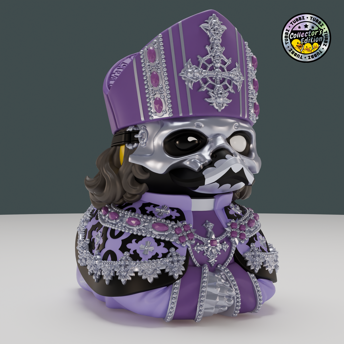 Numskull Ghost TUBBZ Papa V Perpetua Cosplaying Duck (Boxed Edition) 3.5-Inch - View 8