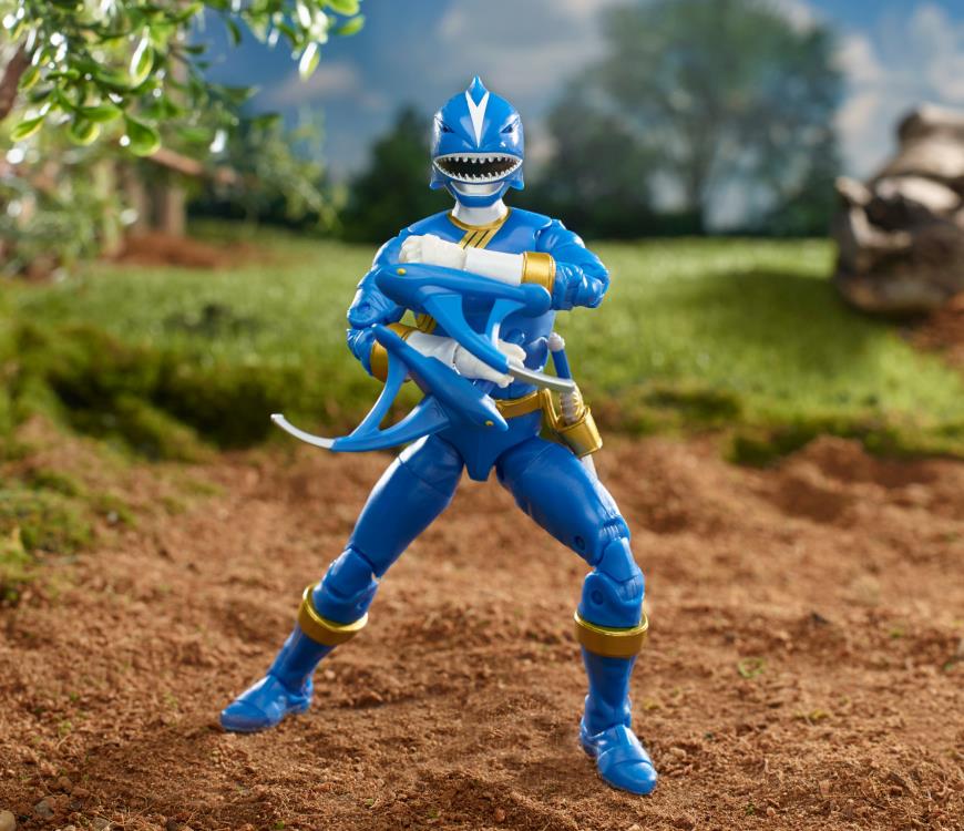 Hasbro Power Rangers Wild Force Lightning Collection Blue Ranger Plastic Figure - View 5