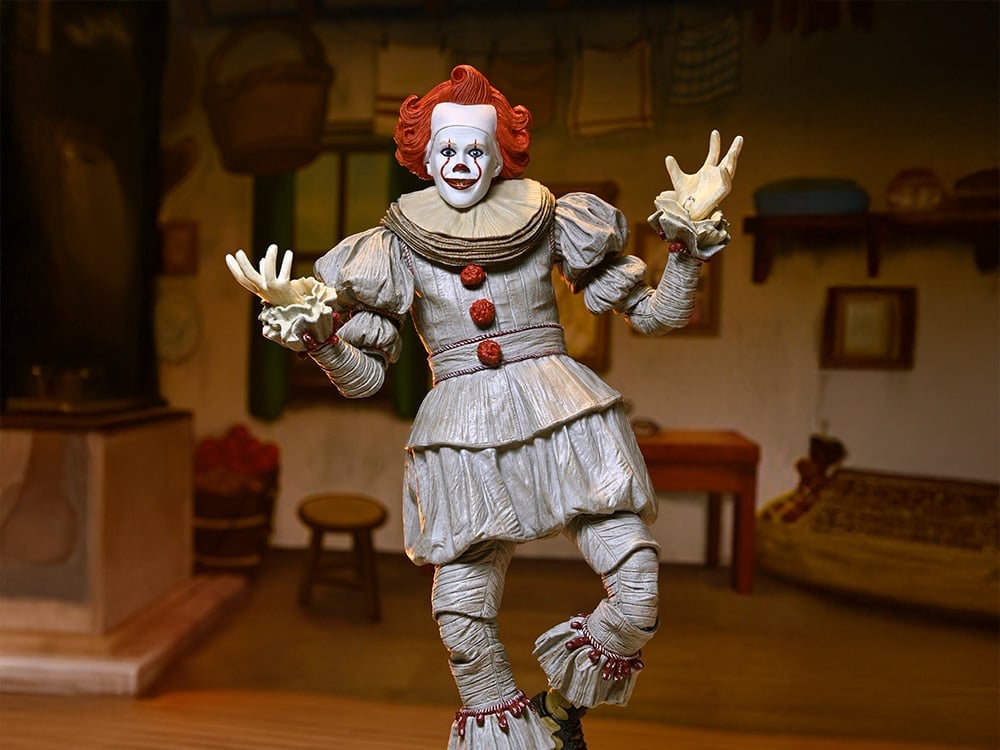 NECA IT: Welcome to Derry Ultimate Bob Gray as Pennywise Action Figure - View 2