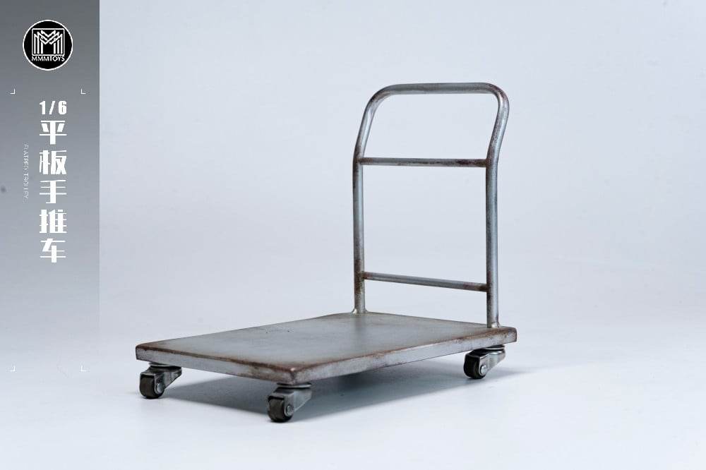MMMToys Flatbed Trolley 1/6 Scale Metal Accessory for Figures - View 4