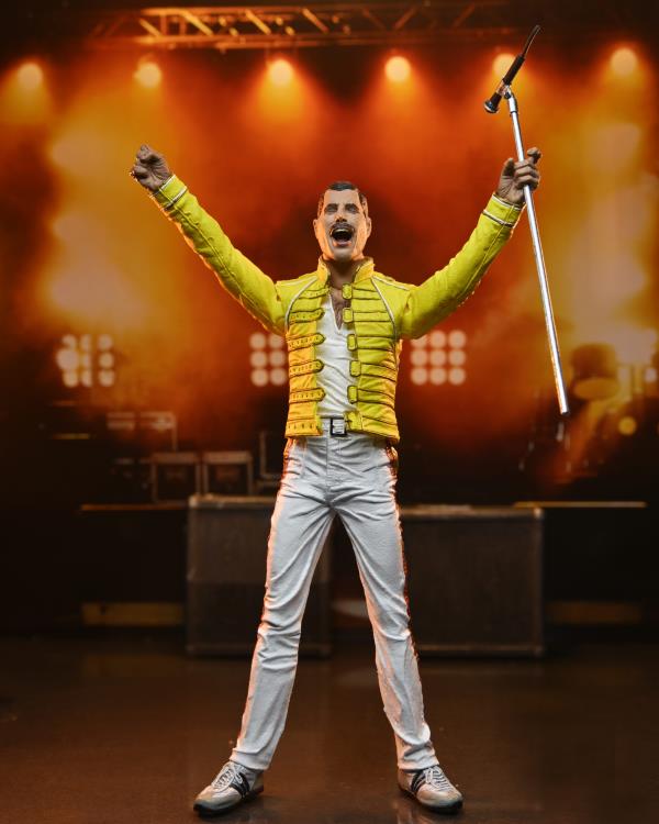 NECA Queen Freddie Mercury (Yellow Jacket) Action Figure - View 4