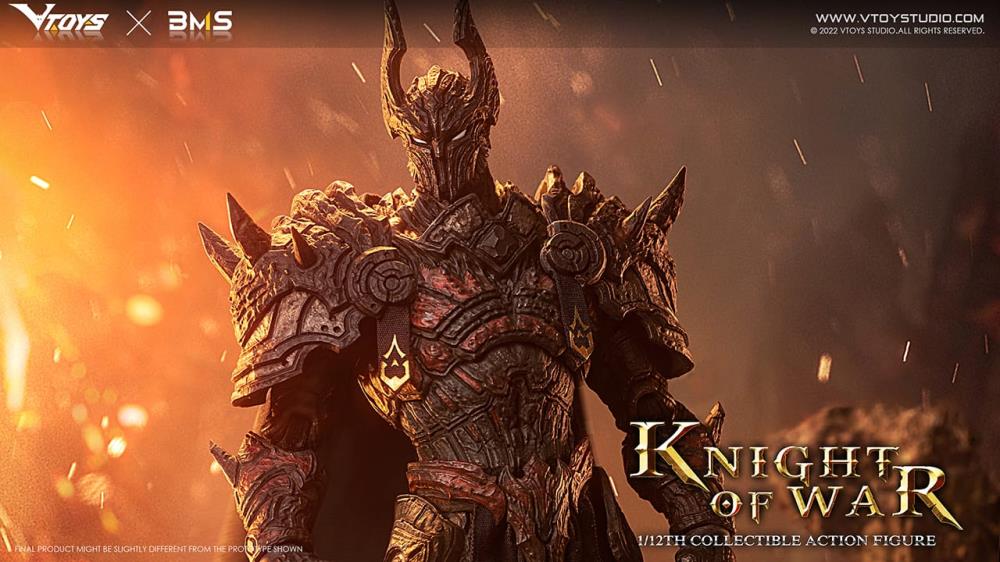 VTOYS Knight of War 1/12 Scale Figure, 6.5-Inch Plastic Display Figure - View 10