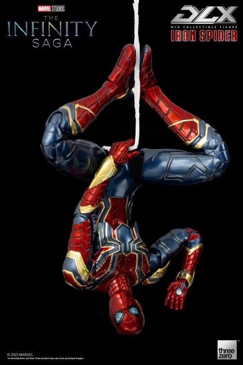 threezero Marvel Avengers: The Infinity Saga DLX Iron Spider 1/12 Scale 6.5-Inch Action Figure - View 9