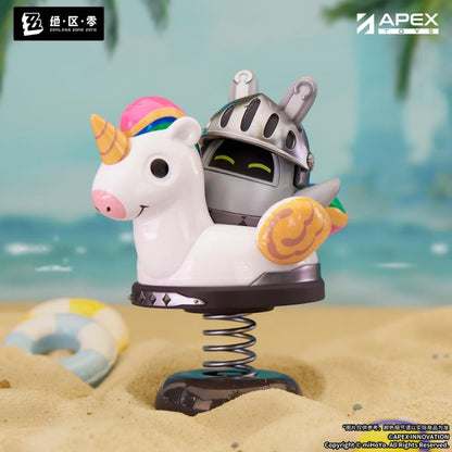 Apex Zenless Zone Zero Happy Shake Knightboo Bangboo Springy Chibi Figure, 3.5-Inch - View 3