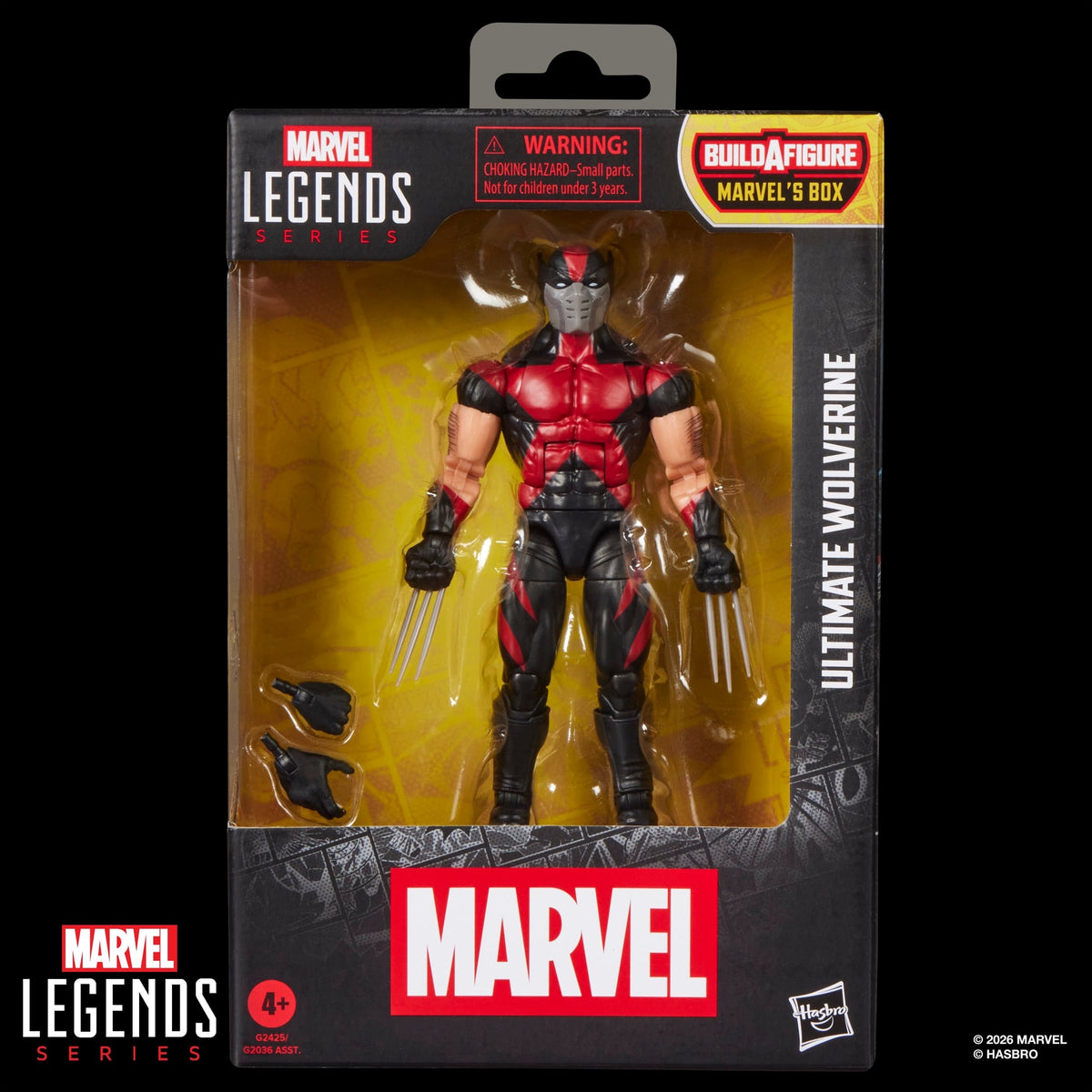 Hasbro Marvel Legends Ultimate Wolverine Action Figure (Marvel's Box BAF) - View 10