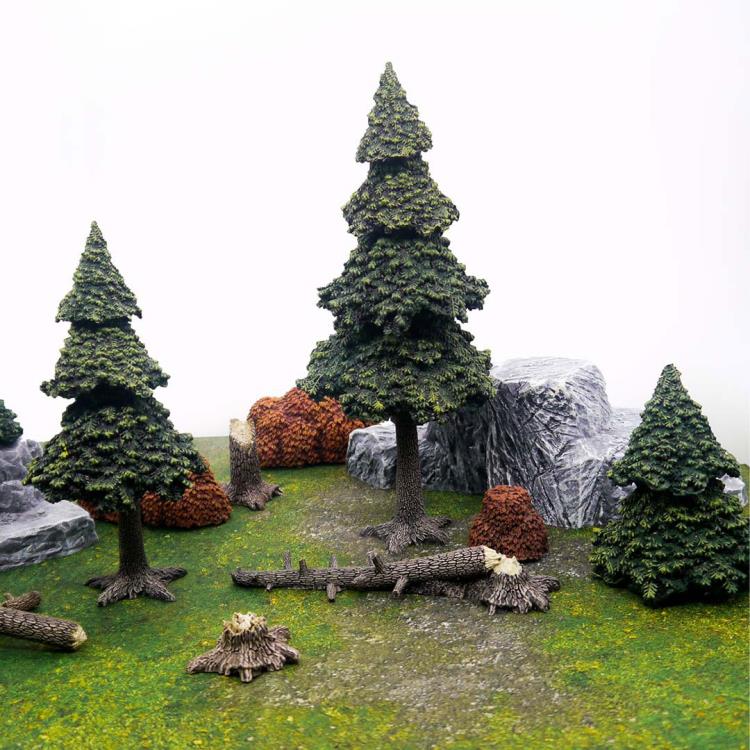 Monster Fight Club Monster Scenery Evergreen Pine Forest Tabletop Scenery Set - View 6