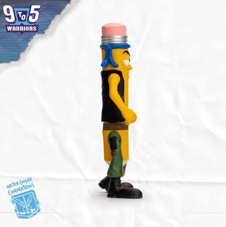 9 to 5 Warriors Lieutenant Lead 4.5-Inch Plastic Action Figure - View 4